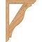 Ekena Millwork Funston Slat Smooth Bracket w/ Offset Brace, Western Red Cedar, 5 1/2"W x 32"D x 44"H BKT0604X32X44FST06SWR - alternate 3
